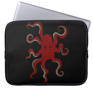 Capa Para Notebook A bolsa de laptop lisa do polvo