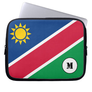 Capa Para Notebook A bolsa de laptop namibiana da bandeira