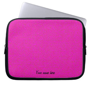 Capa Para Notebook A bolsa de laptop personalizada do rosa quente