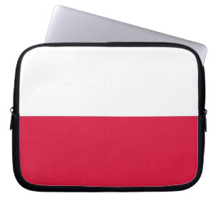 Capa Para Notebook A bolsa de laptop polonesa da bandeira