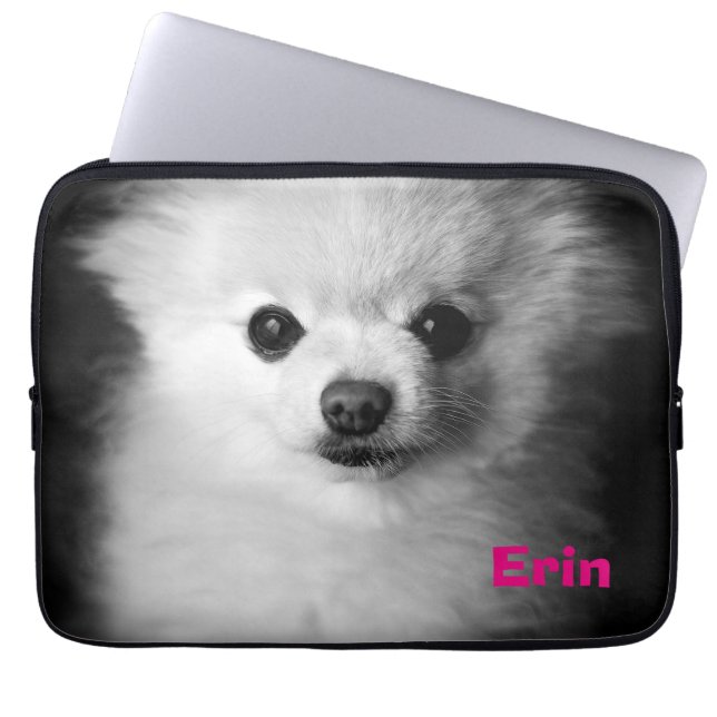Capa Para Notebook A bolsa de laptop preciosa de Pomeranian (Frente)