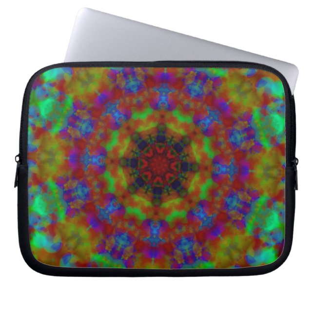 Capa Para Notebook A bolsa de laptop psíquico do teste padrão da (Frente)