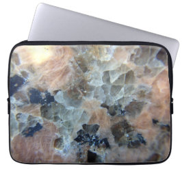 Capa Para Notebook A bolsa de laptop translúcida do granito