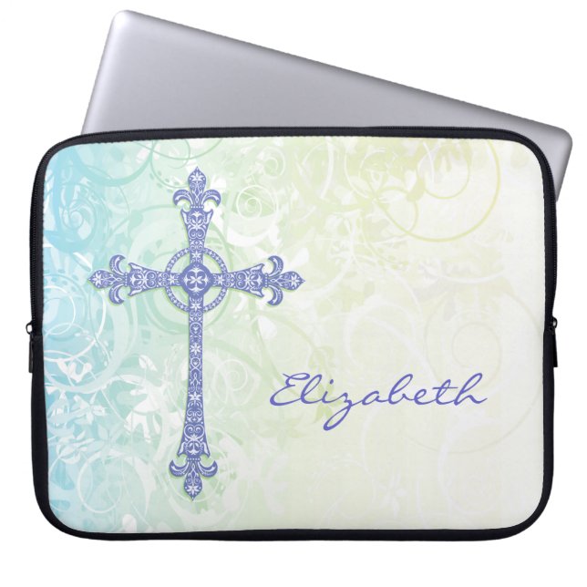 Capa Para Notebook A bolsa de laptop transversal estilizado moderna (Frente)