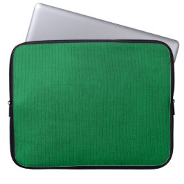 Capa Para Notebook A bolsa de laptop verde de Stockinette