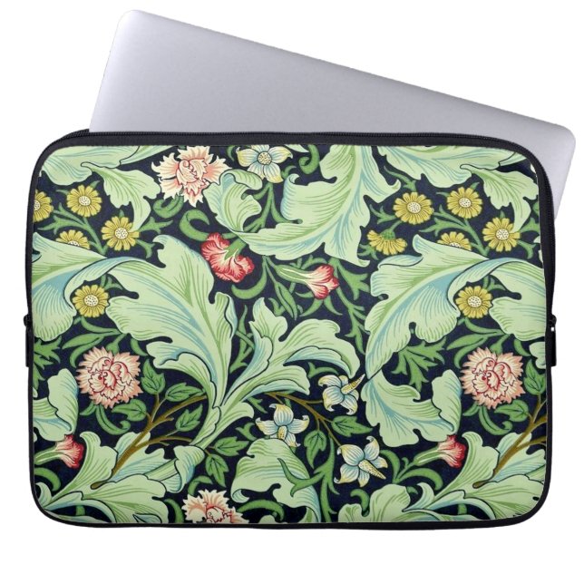 Capa Para Notebook A bolsa de laptop verde do Acanthus (Frente)