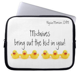 Capa Para Notebook A borracha das parteiras Ducks o nome