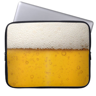 Capa Para Notebook A cerveja borbulha Fim-Acima