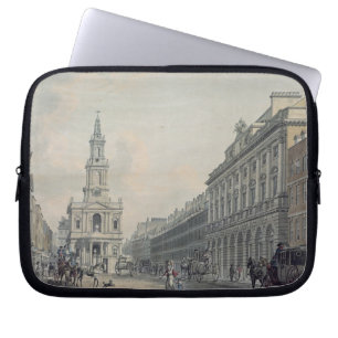 Capa Para Notebook A costa com casa de Somerset e St Mary le
