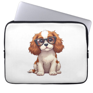 Capa Para Notebook A cute dog King Charles Spaniel COPY