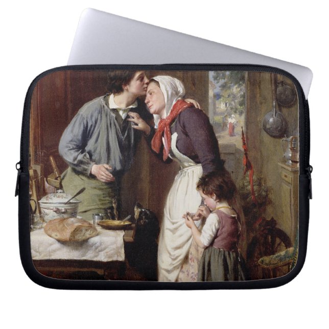 Capa Para Notebook A devoção de um filho, 1868 (óleo em canvas) (Frente)