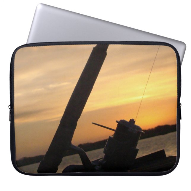 Capa Para Notebook A Fishing moment (Frente)