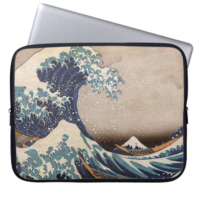 Capa Para Notebook A grande onda fora de Kanagawa (Frente)