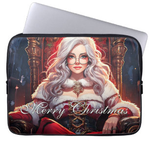 Capa Para Notebook A irmã mais sensual do Papai Noel - Feliz Natal 03