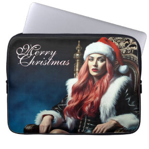 Capa Para Notebook A irmã mais sensual do Papai Noel - Feliz Natal 03