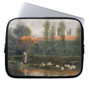 Capa Para Notebook A lagoa de William Morris trabalha na abadia de