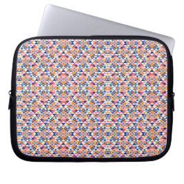 Capa Para Notebook A laptop sleeve with a colorful, geometric pattern