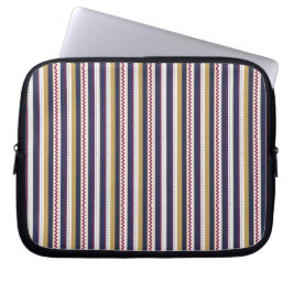 Capa Para Notebook A laptop sleeve with colorful vertical stripes 