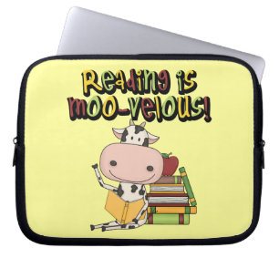 Capa Para Notebook A leitura é MOO-velous