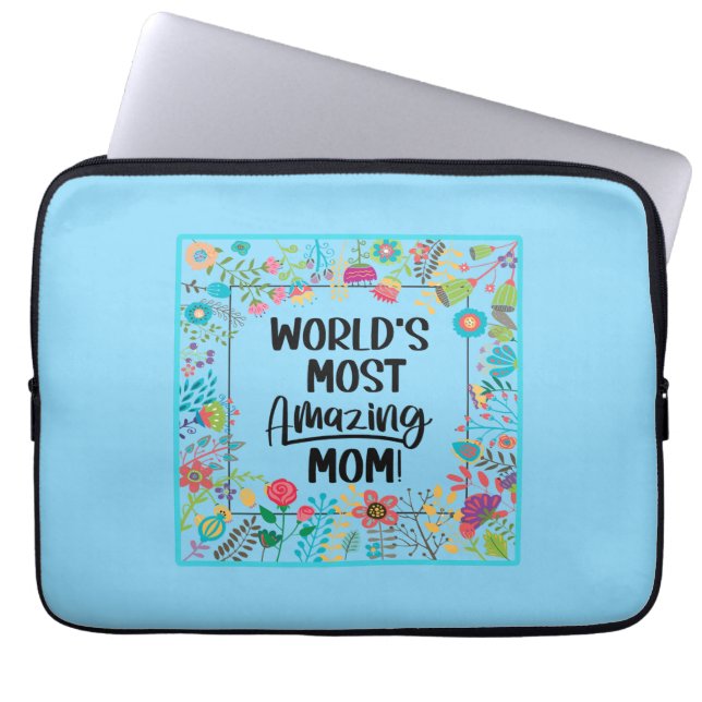 Capa Para Notebook A mãe mais incrível do mundo (Frente)
