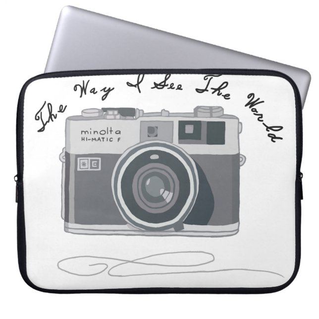 Capa Para Notebook A maneira eu ver o mundo (Frente)