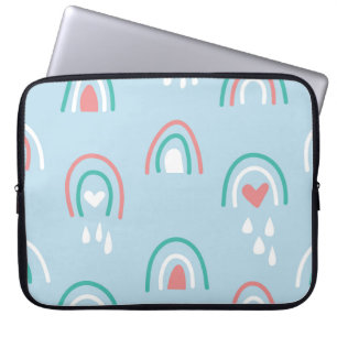 Capa Para Notebook A mão boêmica desenhou um padrão uniforme com arco