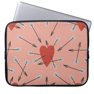 Capa Para Notebook A mão fez um padrão perfeito com ilustrações plana