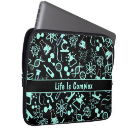 Capa Para Notebook a moderna bioquímica azul do aqua é complexa