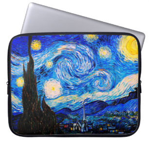 Capa Para Notebook A Noite Estrelada de Vincent Van Gogh
