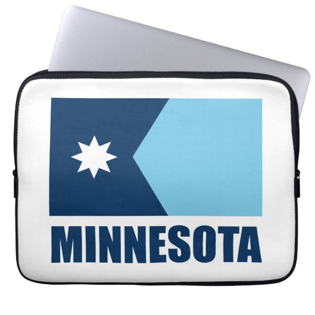Capa Para Notebook A nova Bandeira do Estado de Minnesota (Frente)