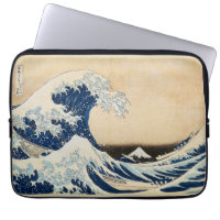 A onda de Excelentes de Kanagawa por Hokusai