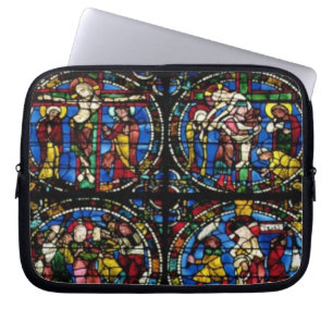 Capa Para Notebook A paixão, janela de lanceta na fachada ocidental,