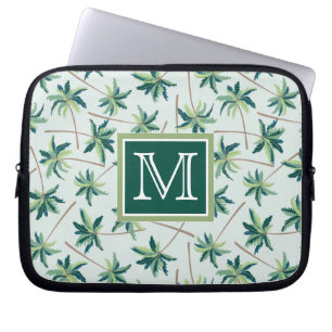 Capa Para Notebook A palma tropical do Foxtail adiciona sua inicial