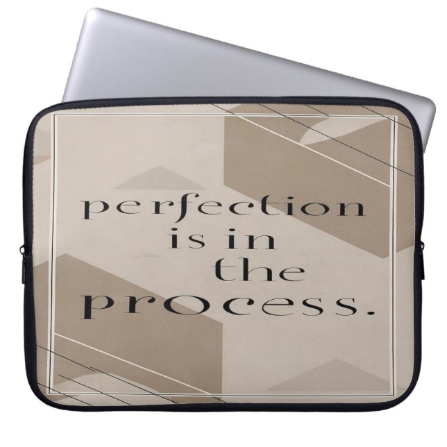 Capa Para Notebook A perfeição está no processo (Frente)