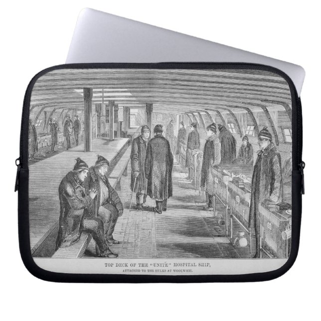 Capa Para Notebook A plataforma superior do "une" o navio de hospital (Frente)