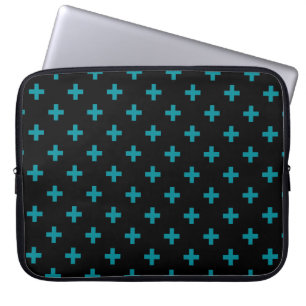 Capa Para Notebook A polca de chá cruza a preto
