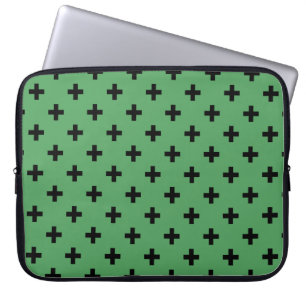 Capa Para Notebook A polca negra cruza a verde