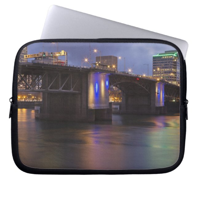 Capa Para Notebook A ponte Morrison sobre o rio Willamette (Frente)