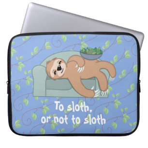 Capa Para Notebook À preguiça ou não à preguiça que dorme com fo