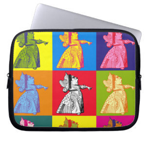 Capa Para Notebook A rainha do pop art dos corações