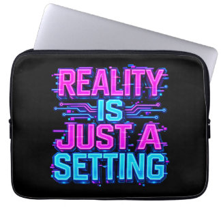 Capa Para Notebook A Realidade É Apenas Uma Configuração Cyberpunk Ne