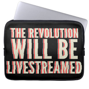 Capa Para Notebook A Revolução Será Transmitida Ao Vivo