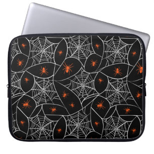 Capa Para Notebook A teia das bruxas e o fundo das aranhas do Hallowe