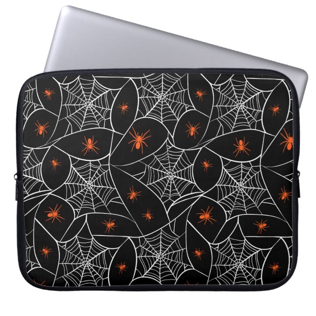 Capa Para Notebook A teia das bruxas e o fundo das aranhas do Hallowe (Frente)