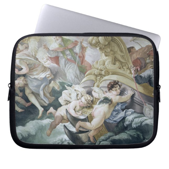 Capa Para Notebook A tempestade acalmada miraculosa no contato com (Frente)