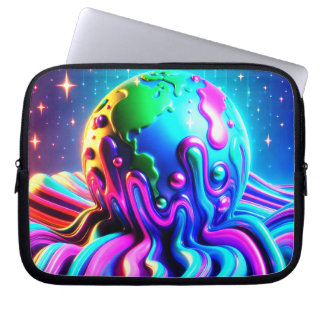 Capa Para Notebook A Terra em um Tablet de Computador + Laptop