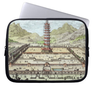 Capa Para Notebook A torre da porcelana de Nanking, chapeia 12 'de