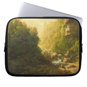 Capa Para Notebook A torrente da montanha, c.1820-30 (óleo em canvas