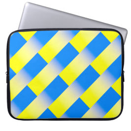 Capa Para Notebook A Ucrânia Azul e Amarela inspirou a paz contra a g