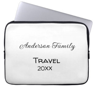 Capa Para Notebook A viagem de férias de aventura da família adiciona